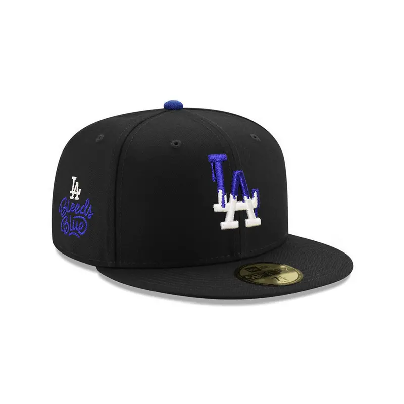 Los Angeles Dodgers ‘LA Bleeds Blue’ Black Cap – SP 59Fifty Fitted