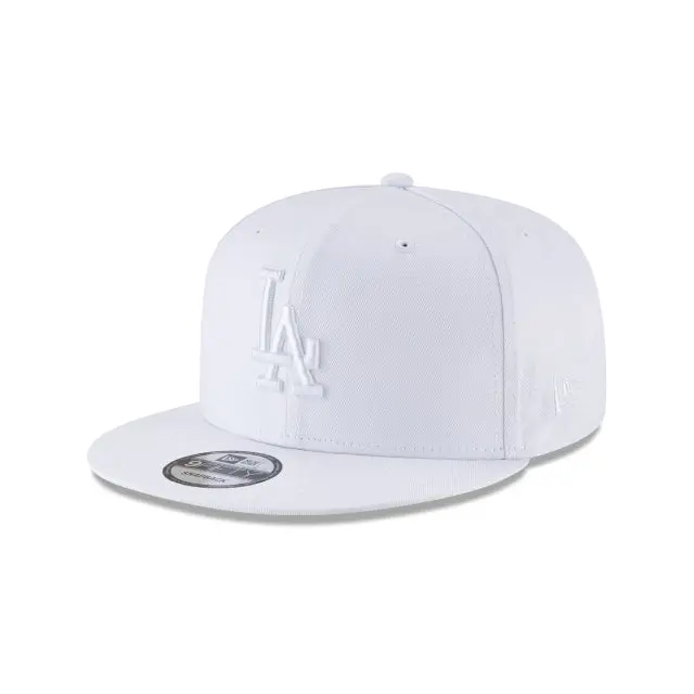 Los Angeles Dodgers Minimalist White-on-White 9Fifty Snapback