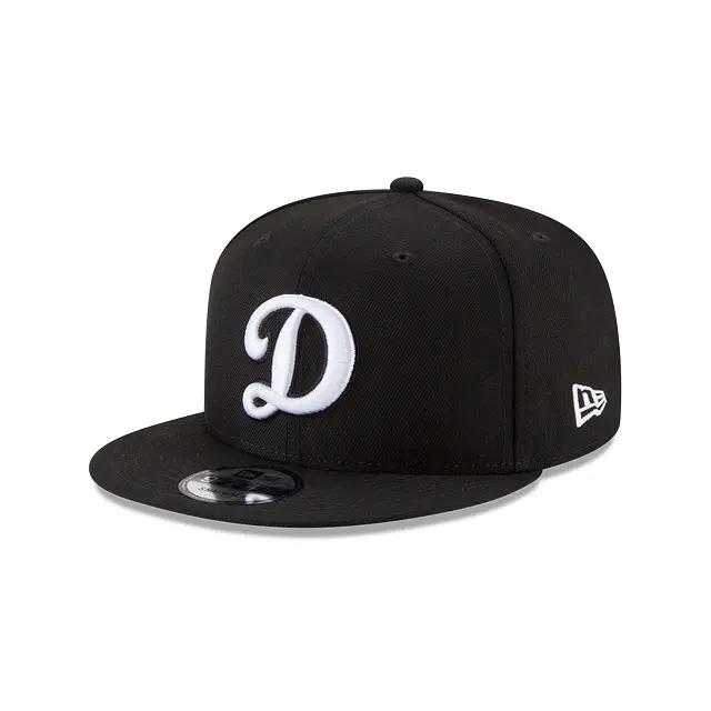 Los Angeles Dodgers Monochrome Black-on-White 9Fifty Snapback