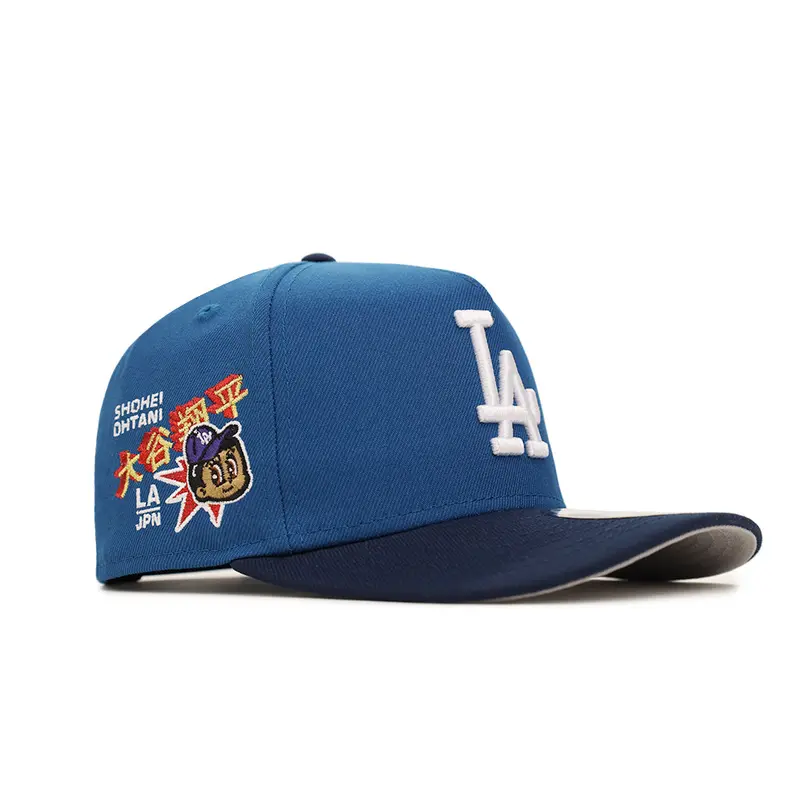 Los Angeles Dodgers Navy & Blue Shohei Ohtani Signature 9Fifty A-Frame Snapback