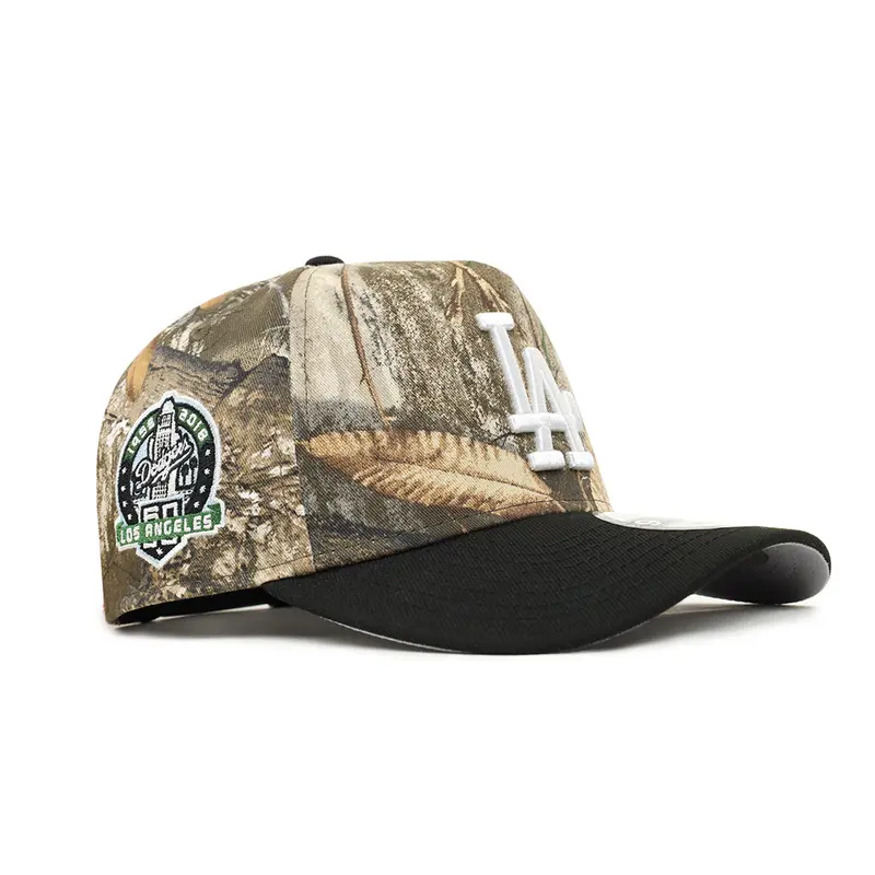 Los Angeles Dodgers Realtree Black Two-Tone 60th Anniversary 9Forty Cap