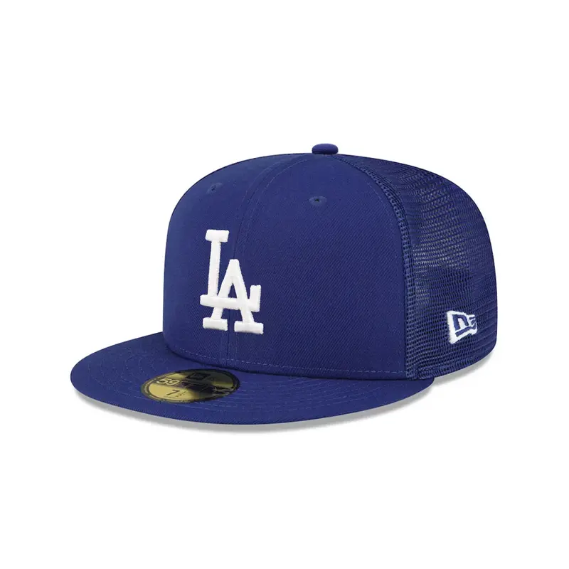 Los Angeles Dodgers Royal-and-White Trucker-Style 59Fifty Fitted Cap