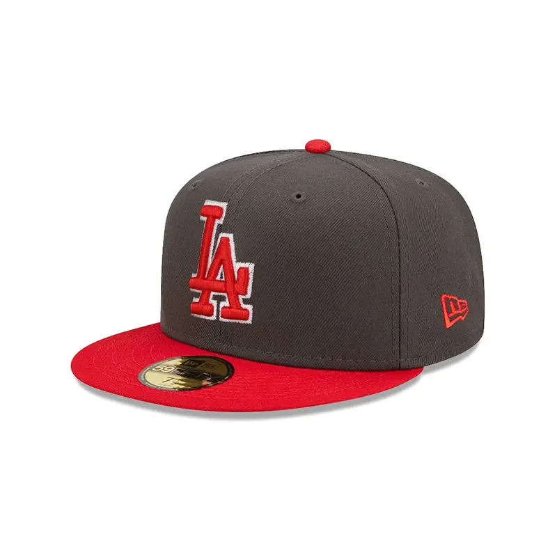 Los Angeles Dodgers Scarlet & Steel Clouds 2-Tone 9Fifty MLB Snapback