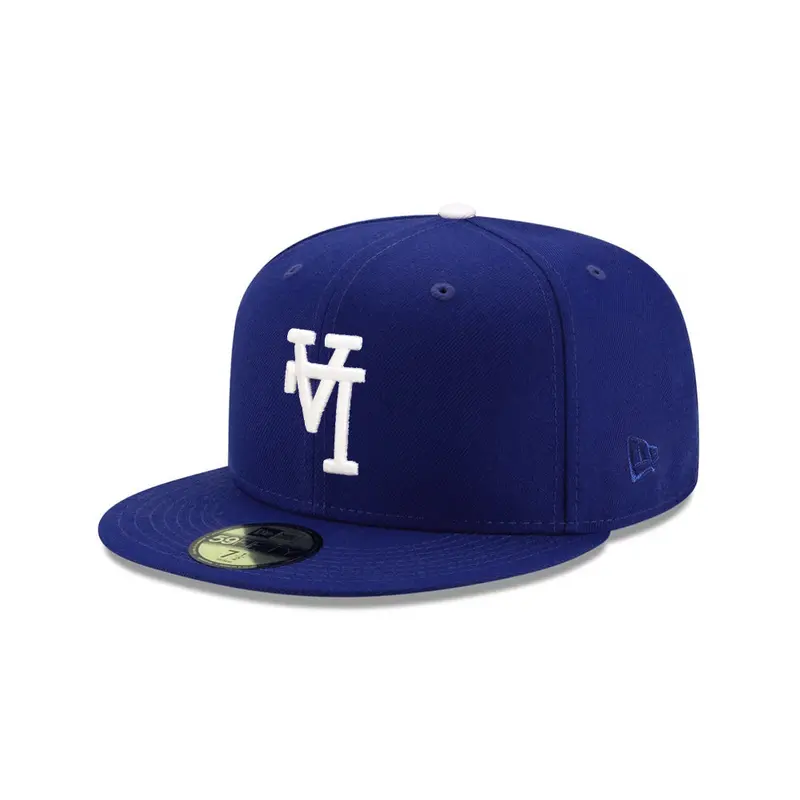 Los Angeles Dodgers Upside-Down Royal Logo 59Fifty Fitted Cap