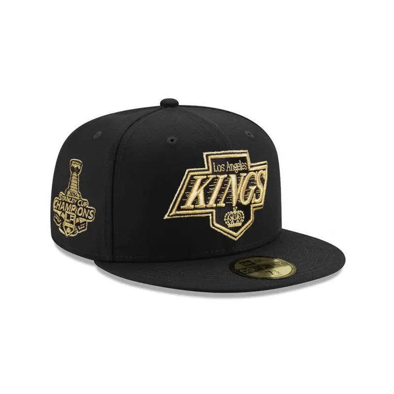 Los Angeles Kings 2014 Stanley Cup Champions Black & Gold SP 59Fifty Fitted Cap