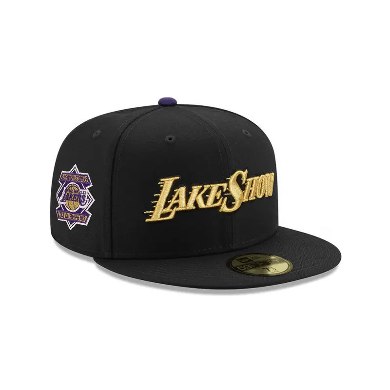 Los Angeles Lakers Black & Gold LakeShow ’17-Time Champions’ SP 59Fifty Fitted Cap