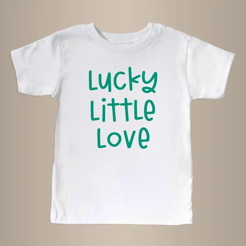 ‘Lucky Little Love’ Soft Cotton Toddler T-Shirt