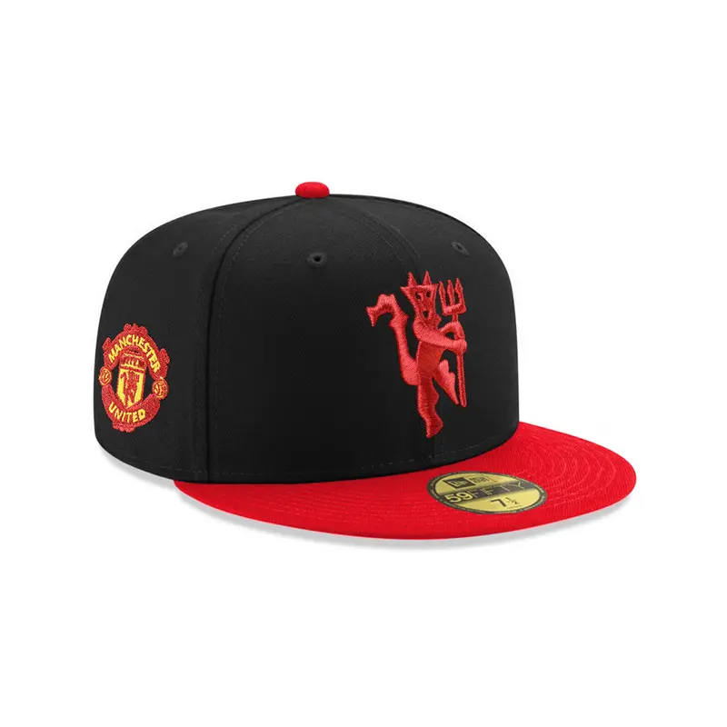 Manchester United Alternate Logo Cap – Black & Red Two-Tone 59Fifty Fitted