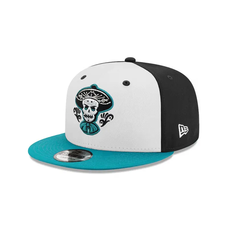 Mariachis de Nuevo México Tiffany Blue, White & Black MiLB 9Fifty Snapback