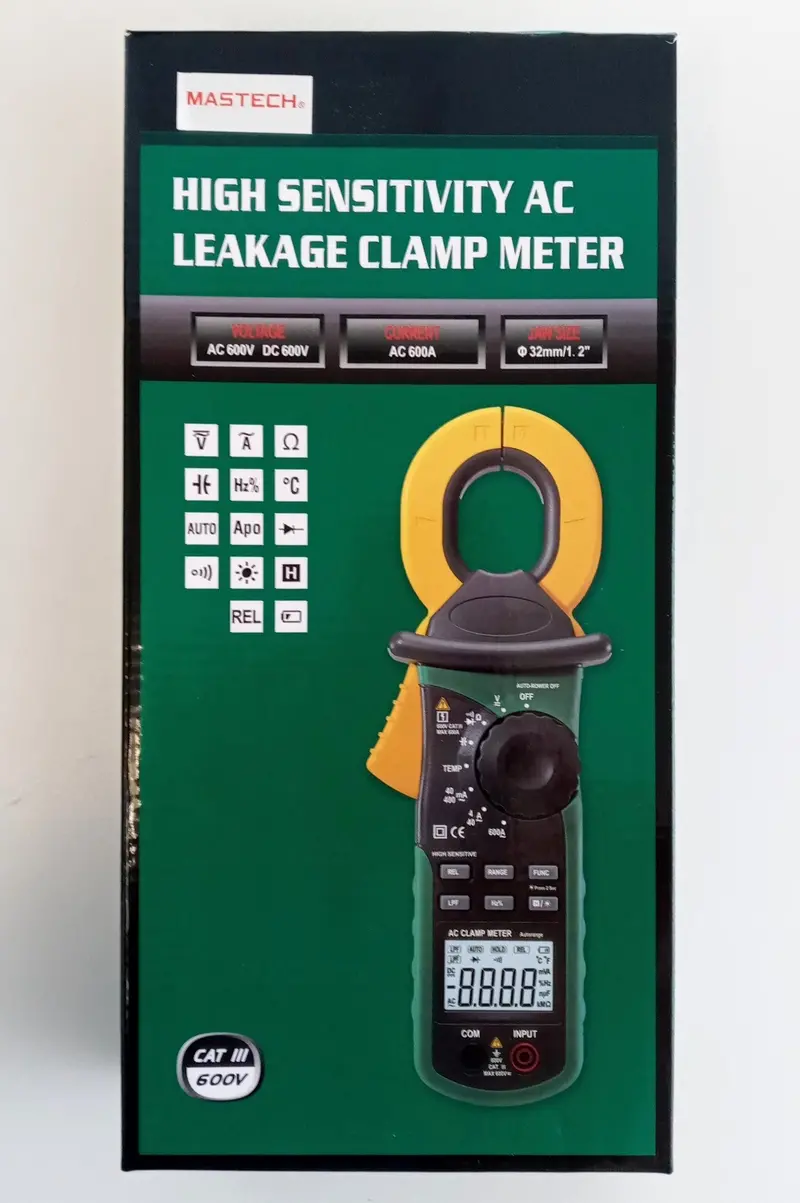 Mastech MS2010B High-Sensitivity AC Current Leakage Clamp Meter