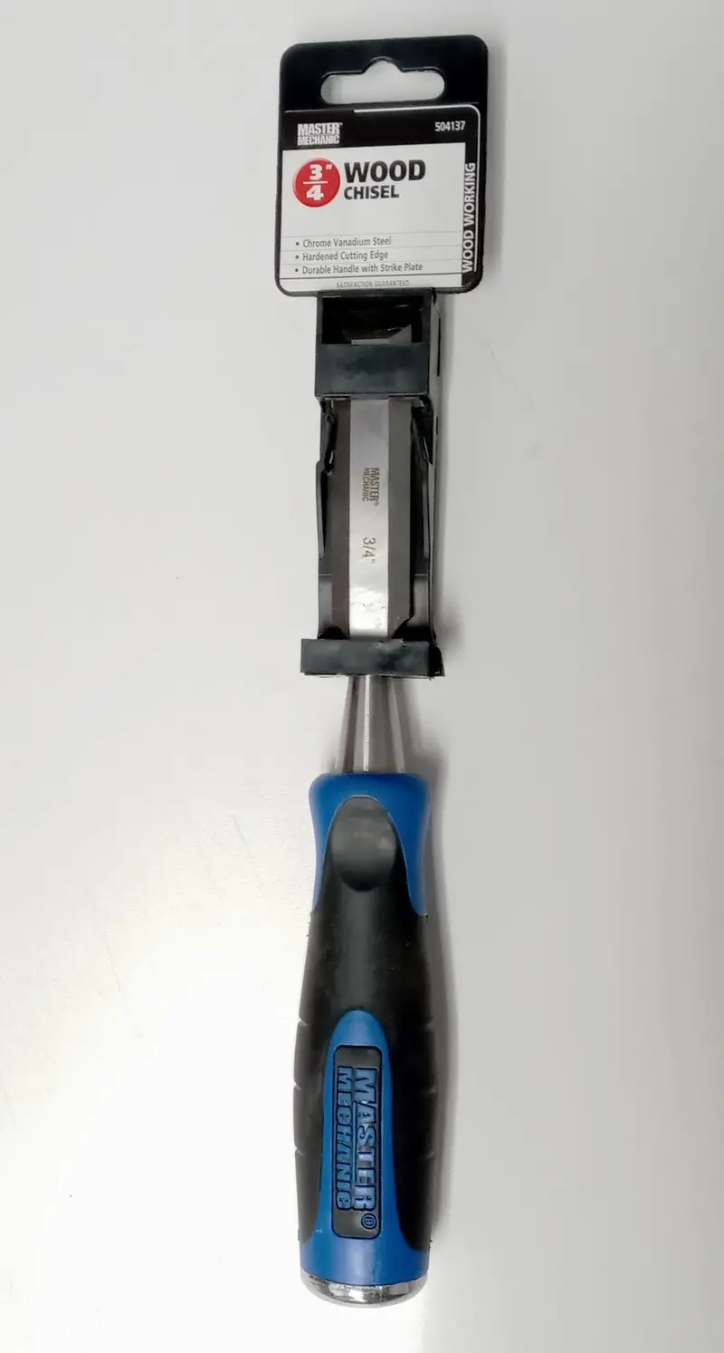 Master Mechanic 3/4″ Heavy-Duty Wood Chisel — Ergonomic Aluminum Handle