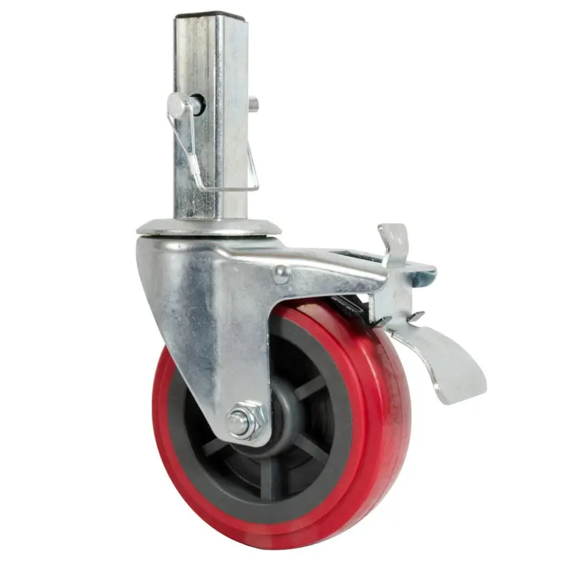 Metaltech 6-Inch Heavy-Duty Locking Caster for Buildman Drywall Baker