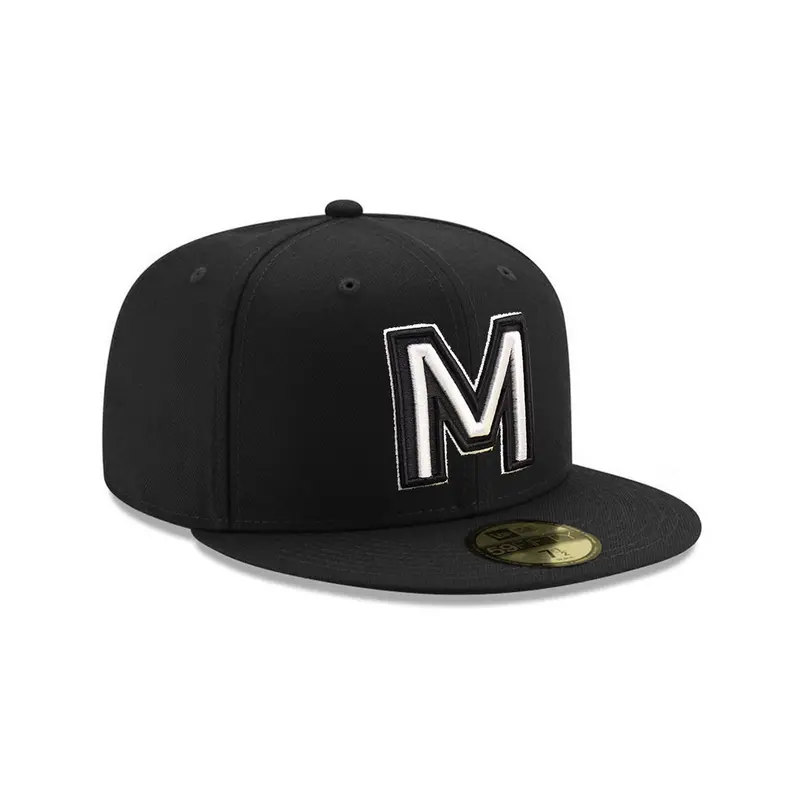 Mexico Pacific League Black-on-White SP 59Fifty Fitted Cap