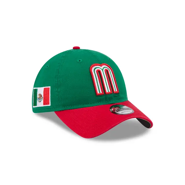 Mexico WBC 2026 Flag Design 9Twenty Adjustable Strapback