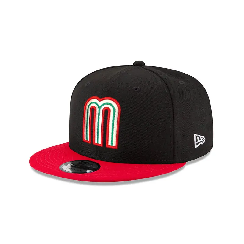 Mexico World Baseball Classic Black & Red 9Fifty Snapback