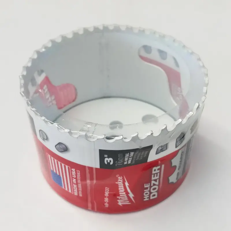 Milwaukee 49-56-9637 Hole Dozer 3-Inch Bi-Metal Hole Saw – Made in USA