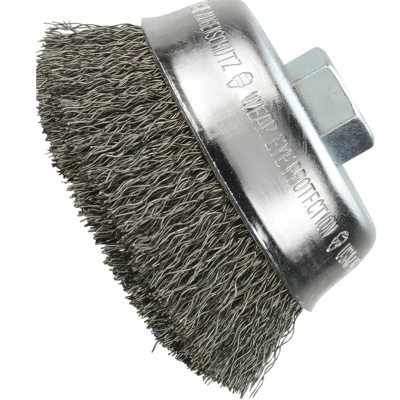 Milwaukee 5″ Crimped Carbon Steel Wire Cup Brush – Model 48-52-1400