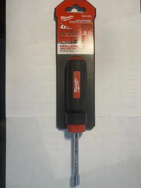 Milwaukee 5mm Metric Nut Driver with Hollow Shaft & Magnetic Tip (Model 48-22-2531)