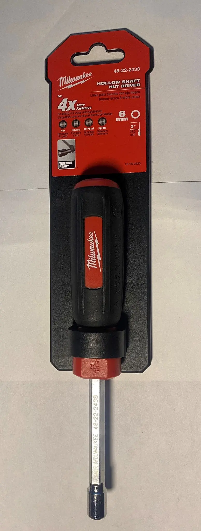 Milwaukee 6mm Hollow-Shaft Nut Driver – Precision Fit for Tight Spaces