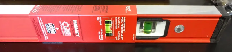 Milwaukee MLCMM48 REDSTICK Magnetic Box Level – 48-Inch Compact Aluminum Level with Strong Magnets