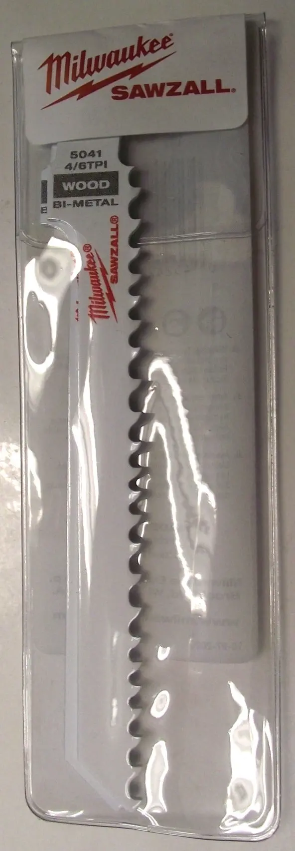 Milwaukee Super SAWZALL Reciprocating Blade – 4–6 TPI, 6″ Length, 2-Pack