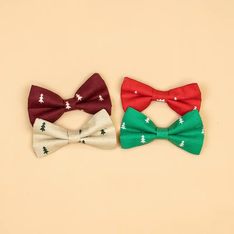 Miniature Christmas Tree Snap-On Tie