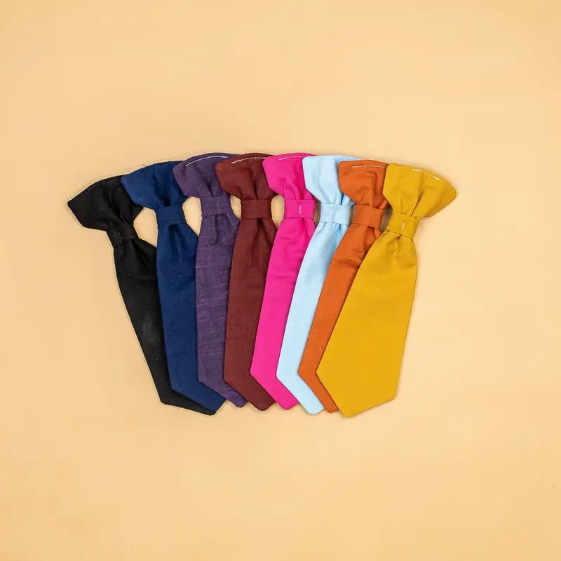 Minimalist Solid Snap-On Necktie