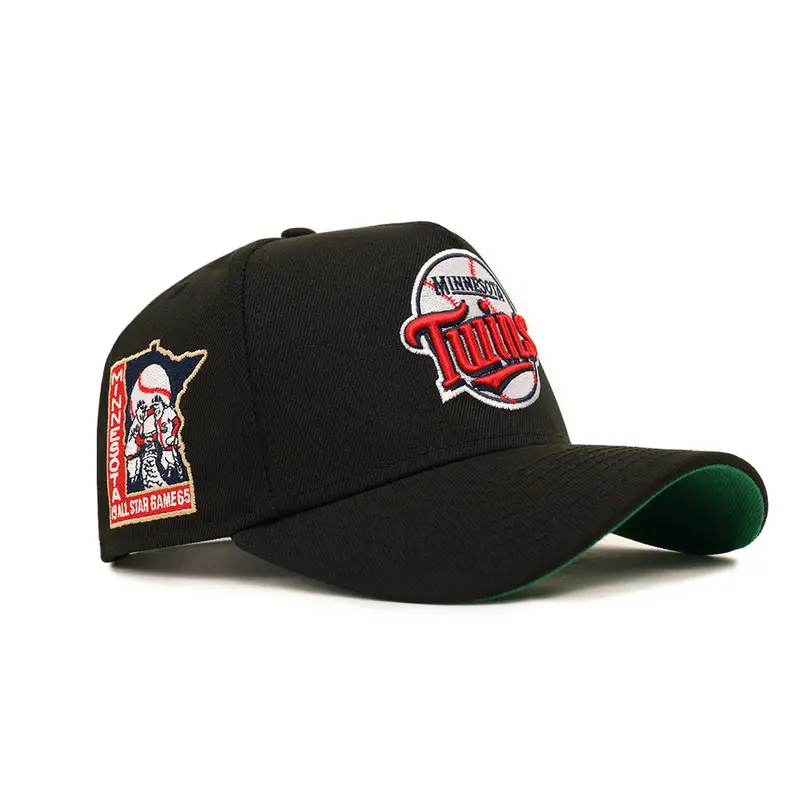 Minnesota Twins 1965 All-Star Game Memorial Black 9Forty A-Frame Snapback