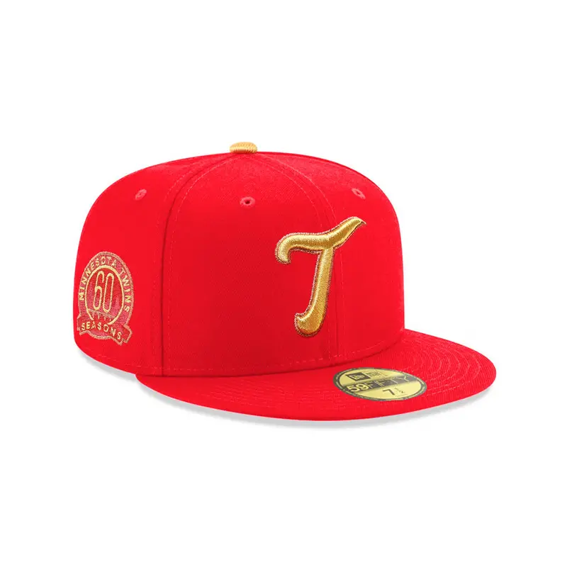 Minnesota Twins 60th Anniversary Red Two-Tone SP 59Fifty Fitted Cap