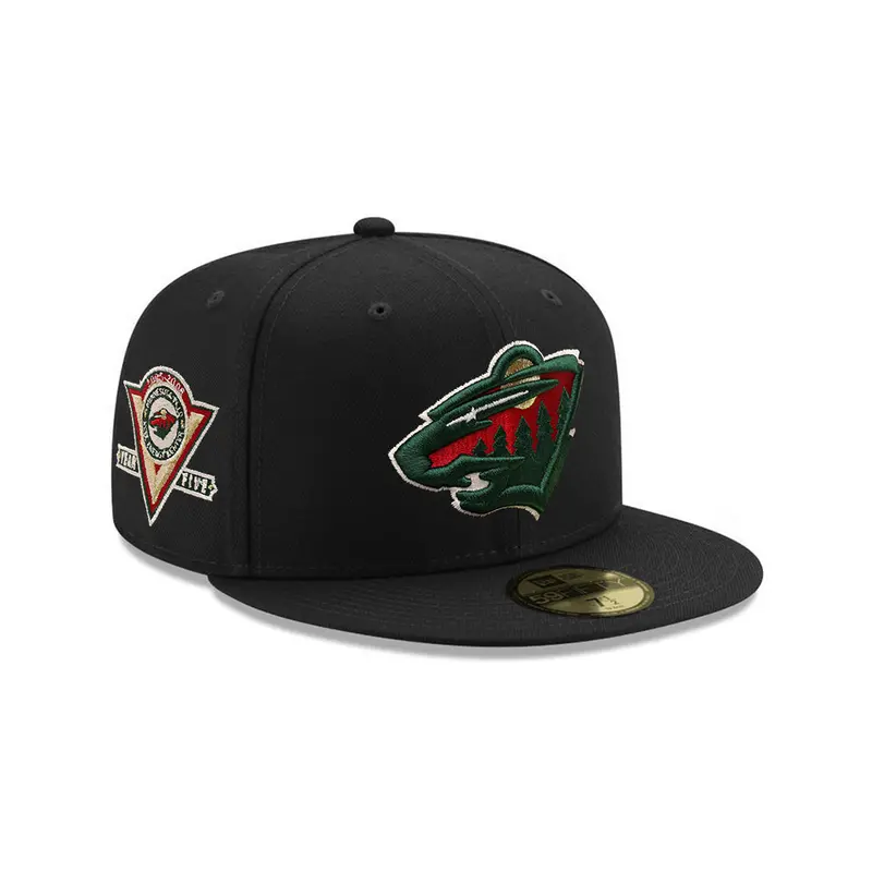 Minnesota Wild 5th Anniversary Black Fitted Hat – NHL 59Fifty Cap