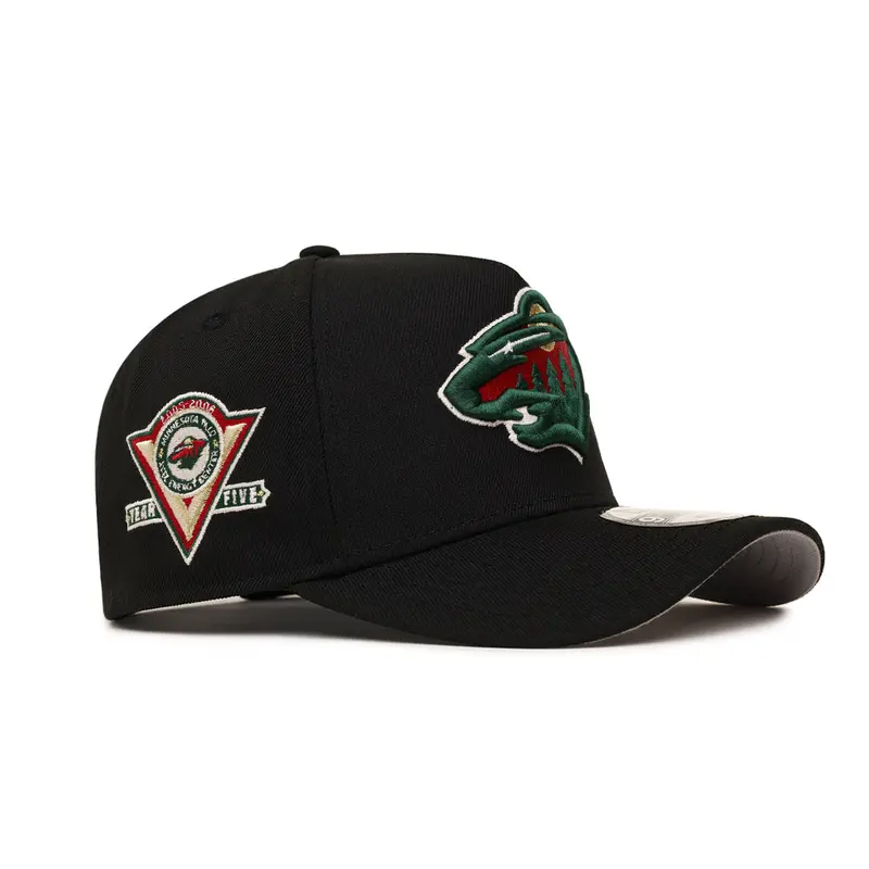 Minnesota Wild 5th Anniversary Black Snapback – NHL A-Frame 9Forty Hat