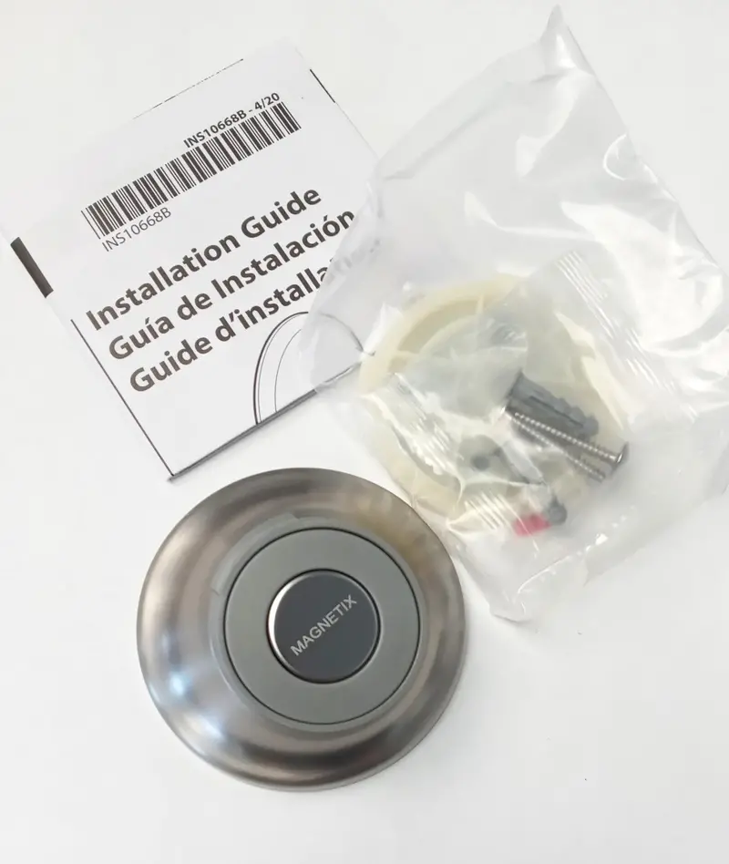 Moen Magnetix Remote Dock – Brushed Nickel Magnetic Shower & Bath Mount (186117SRN)
