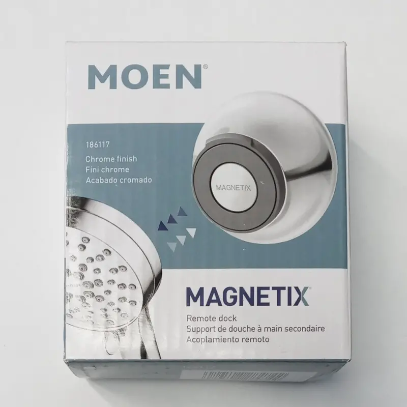 Moen Magnetix Remote Dock – Chrome Magnetic Shower & Bath Mount (Model 186117)