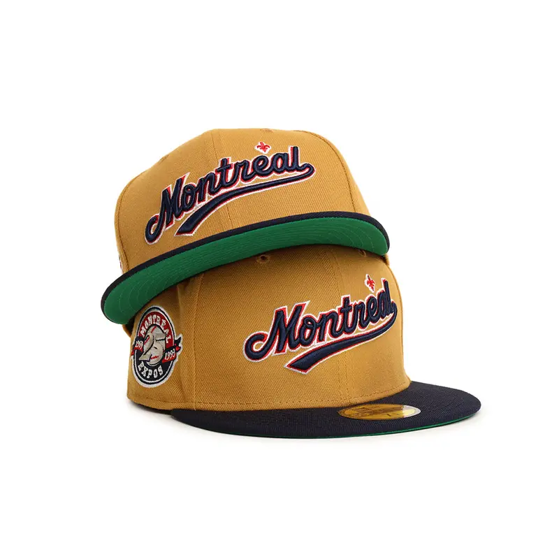 Montreal Expos 25th Anniversary Tan & Navy Dual-Tone 59Fifty Fitted Cap