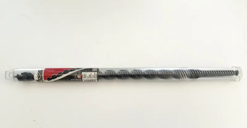 Morse WASB180812 Auger Bit – 13/16-Inch Diameter, 18-Inch Double-Cut Wood Boring Bit