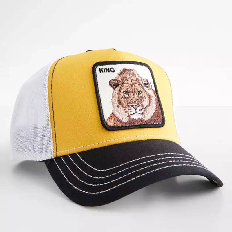 MV Lion Trucker Snapback Hat with Animal Farm Symbolism