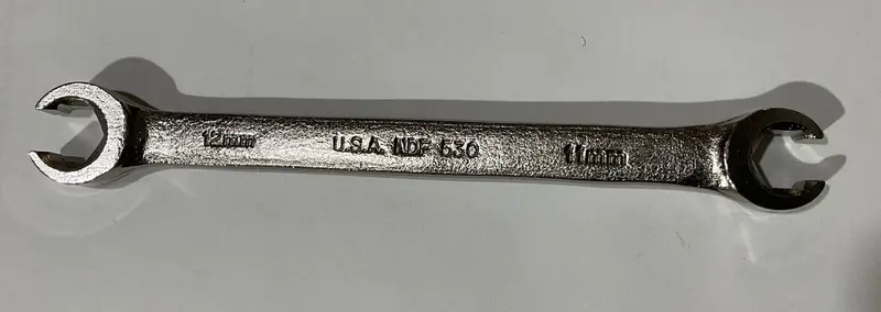 NAPA 11mm × 12mm Metric Flare Nut Wrench – USA-Made NDF 530 #53