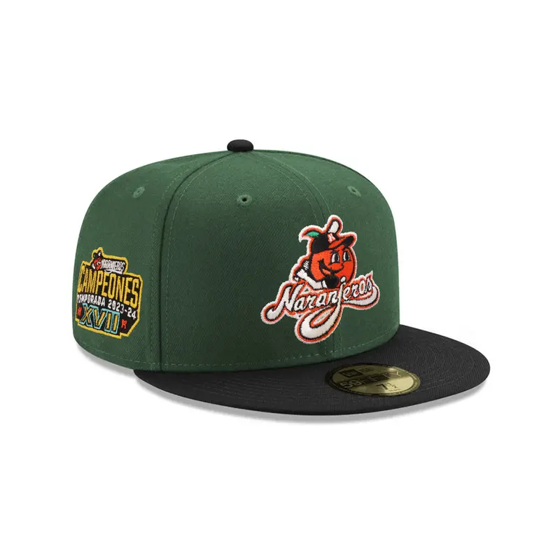 Naranjeros de Hermosillo Green & Black XVII Campeones SP 59Fifty Fitted Cap