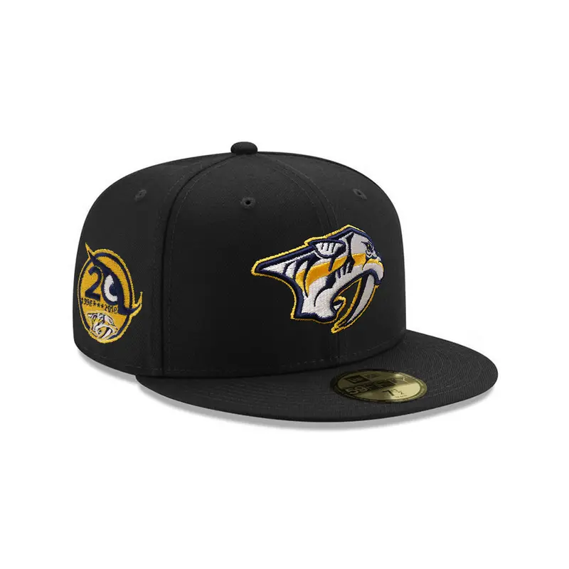 Nashville Predators 20th Anniversary Black Fitted Hat – NHL 59Fifty Cap