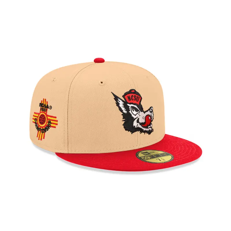 NC State Wolfpack Candied Pecan Red & White 1983 NCAA Championship SP 59Fifty Fitted Cap