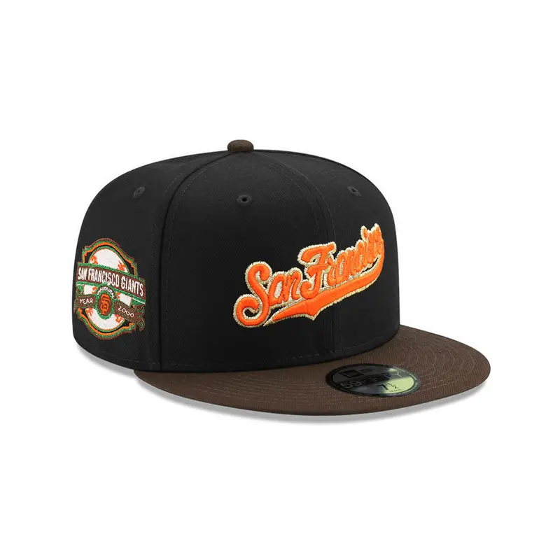 New Era SF Giants Black Walnut & Gray 2000 Inaugural Season 59Fifty Fitted Cap