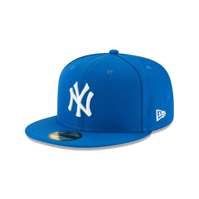 New Era Yankees Blue Azure 59Fifty Fitted Cap