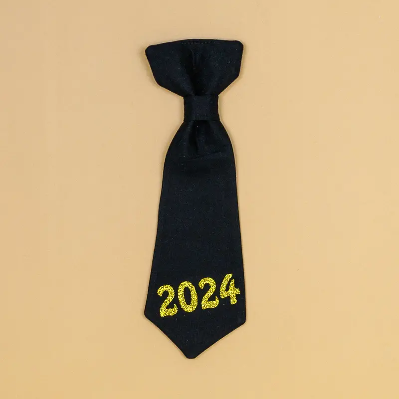 New Year’s Eve–Themed Snap-On Bowtie