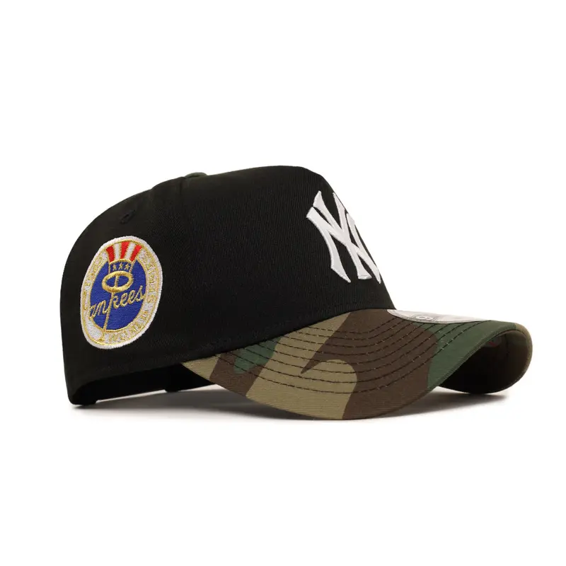 New York Yankees 1962 World Series Black Camo 9Forty A-Frame Snapback