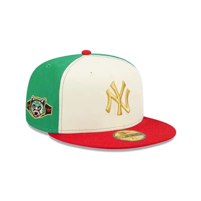 New York Yankees Chrome Green & Red Tri-Color Renegade’s Rascal SP 59Fifty Fitted Cap