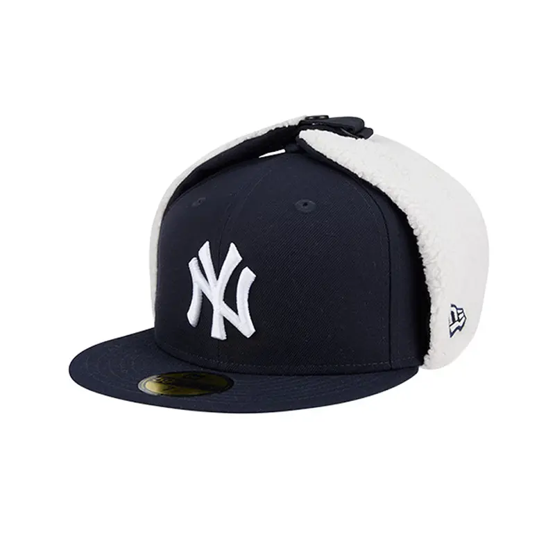 New York Yankees Dog Ear Navy & White 59Fifty Fitted Cap