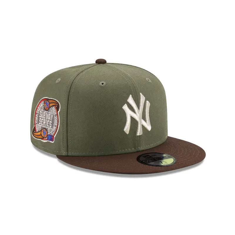 New York Yankees Olive & Walnut Two-Tone Subway Series Special Edition 59Fifty Fitted Cap