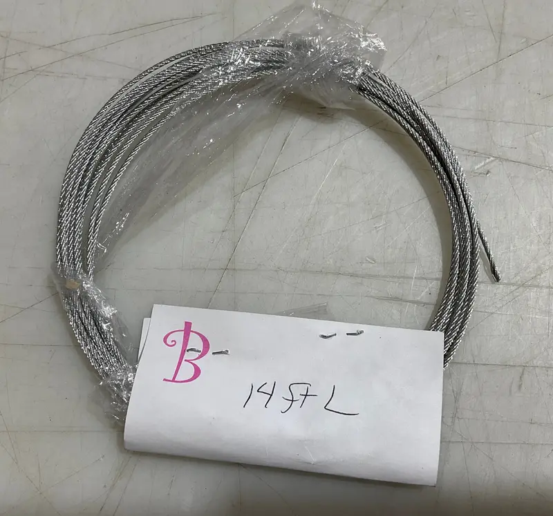 nVent CADDY 1.5mm x 14ft Stainless Steel Wire Rope – Lightweight & Corrosion-Resistant