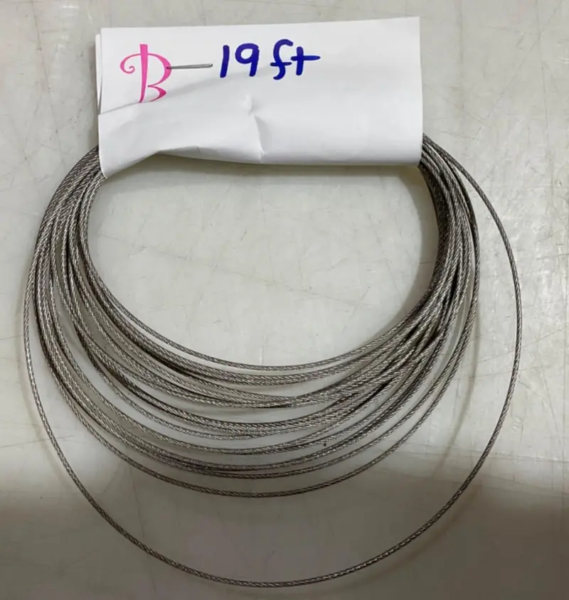 nVent CADDY 1.5mm x 19ft Galvanized Wire Rope – Flexible, High-Strength Cable for Mounting