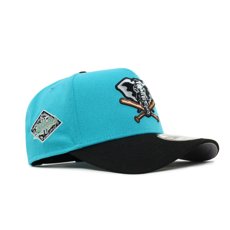Oakland Athletics 2-Tone Teal & Black 25th Anniversary 9Forty A-Frame Snapback